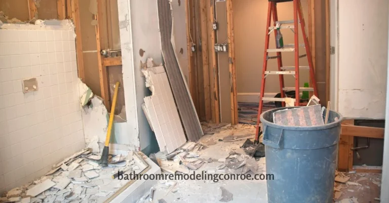 Preparing Bathroom for Remodel Conroe