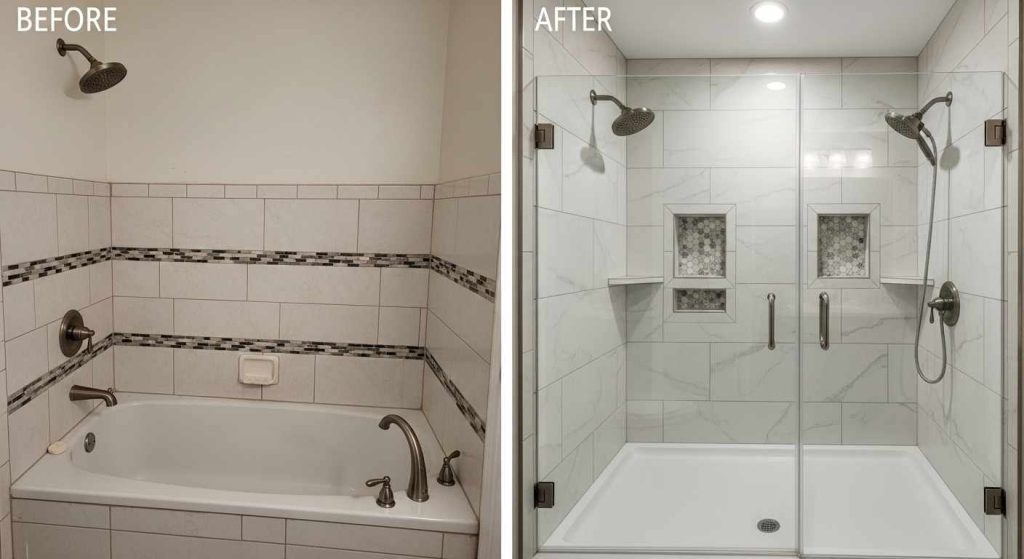 Tub to Shower Conversion Conroe TX 5 Shower to Tub Conversion Conroe TX